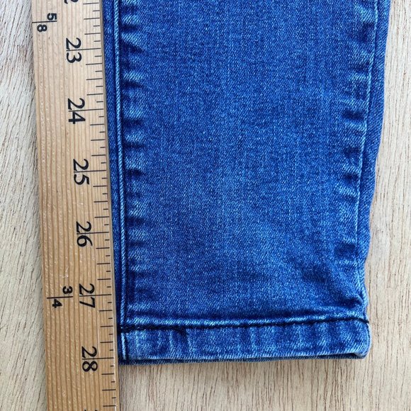 FOREVER 21 DOUBLE BUTTON FLY Women’s High Rise Medium Wash Denim Jeans sz 28 - Picture 10 of 10